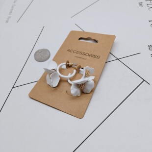 K281夸张质感时尚 女 潮流气质名媛街拍几何中古宫廷创意金属耳环