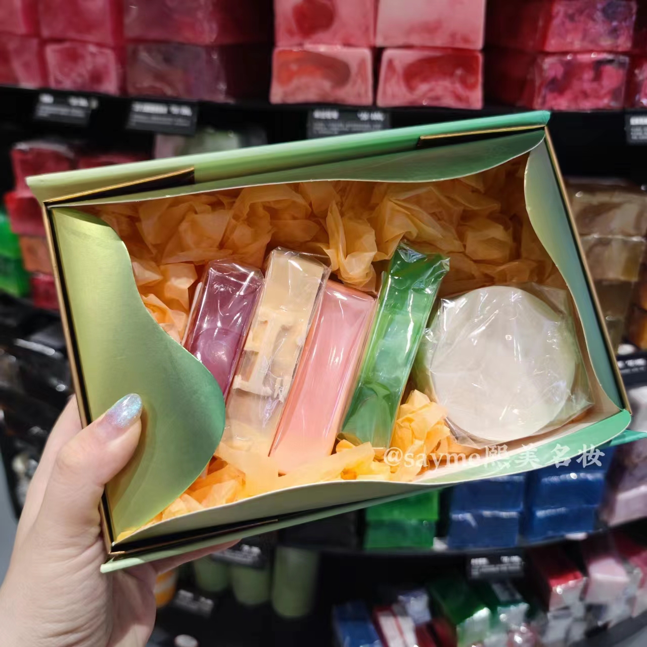 施丹兰精油手工皂玫瑰羊奶蜂蜜