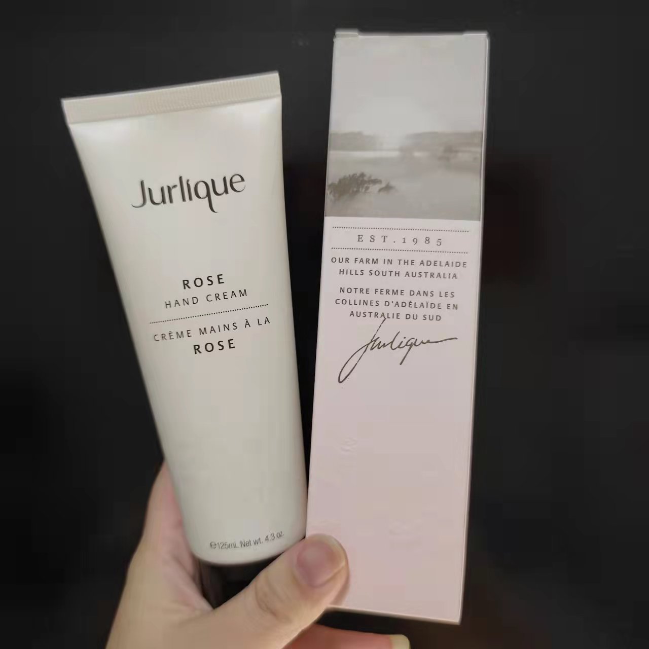 jurlique/茱莉蔻护手霜护手乳玫瑰手霜滋润保湿补水滋养便携125ml