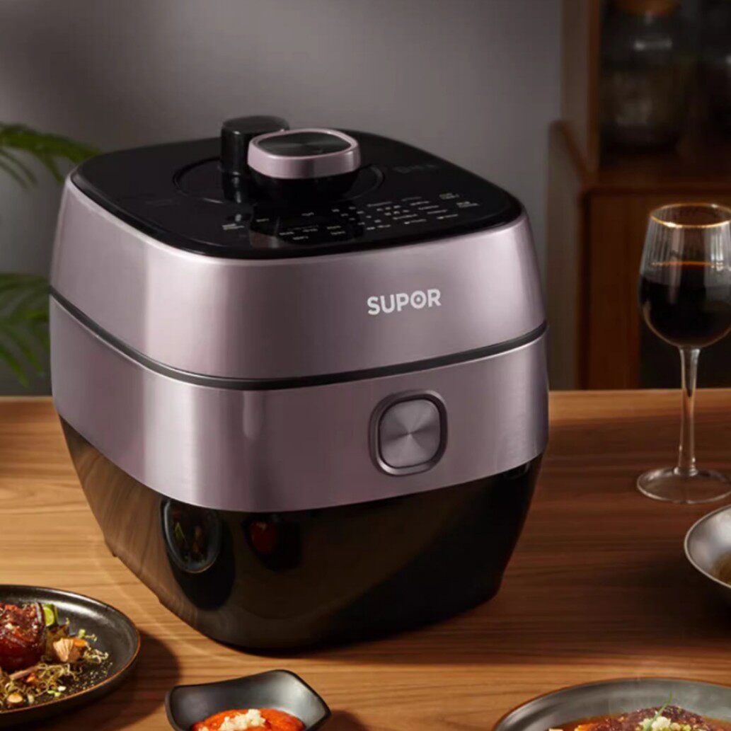 苏泊尔电压力锅家用双胆预约大容量多功能自动5L不粘内胆高压饭锅