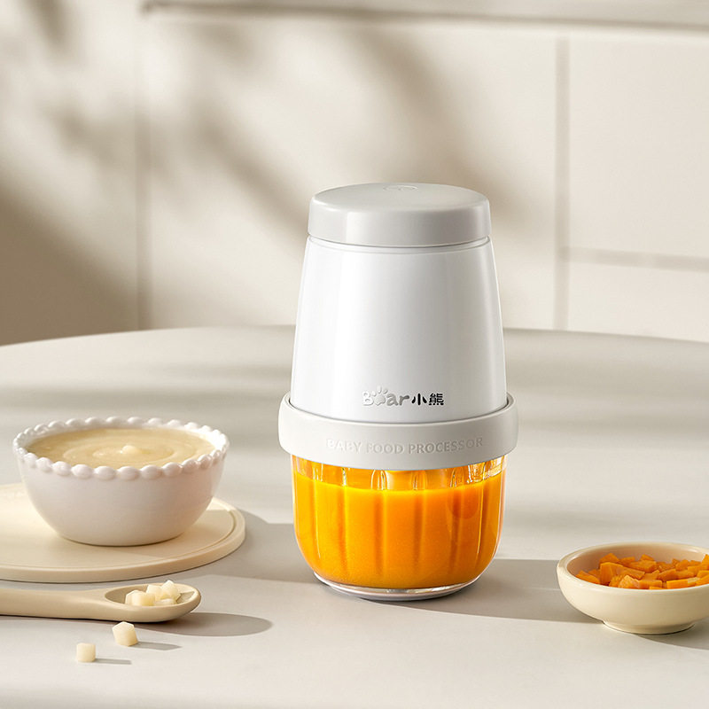 小熊辅食机QSJ-T02U5婴儿宝宝辅食工具套装料理机研磨器打泥小型