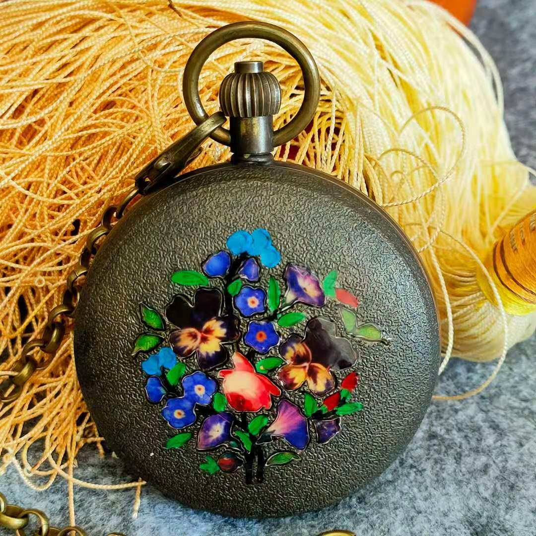 送老人父母老式手动中性复古指针式机械机芯礼品工艺机械怀表02