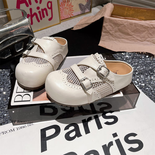 包头半拖鞋勃肯鞋厚底松糕女鞋