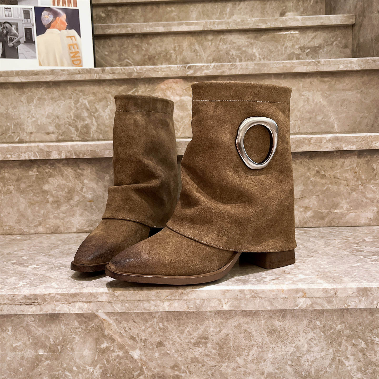 马丁靴机车靴短靴瘦瘦靴气质女鞋