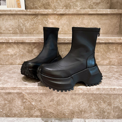 短靴弹力瘦瘦靴百搭休闲女鞋潮