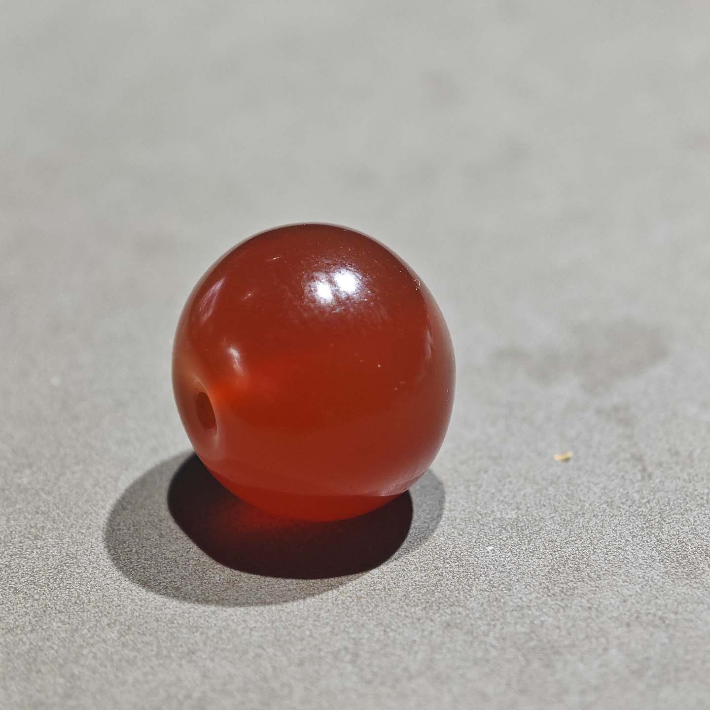 18MM天然老逊克唐球玛瑙珠子散珠文玩配饰佛珠多宝手串配珠配珠