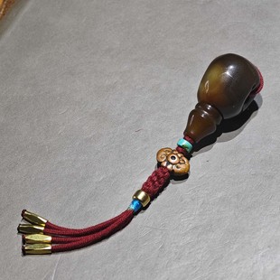 27MM藏传老唐球玛瑙老改佛头分体大三通文玩配饰背云弟子珠套装