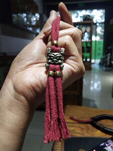 藏式利马铜经书扣包挂