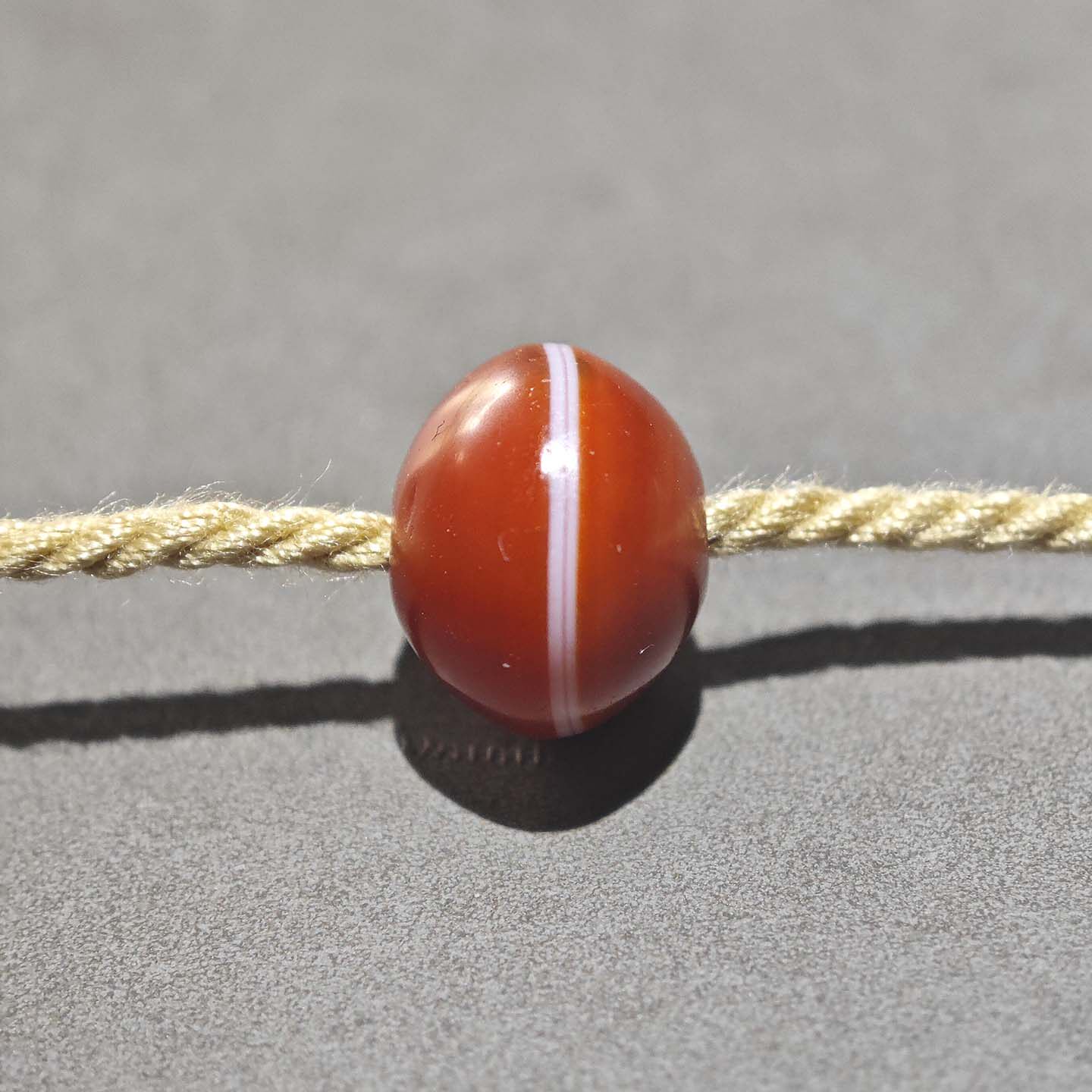 12MM藏传老朱红色一线药师玛瑙算盘珠子散珠文玩配饰飞碟多宝配珠