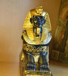 饰品书桌摆件狮身人面旅游纪念品埃及工艺品居家摆件 古埃及家居装
