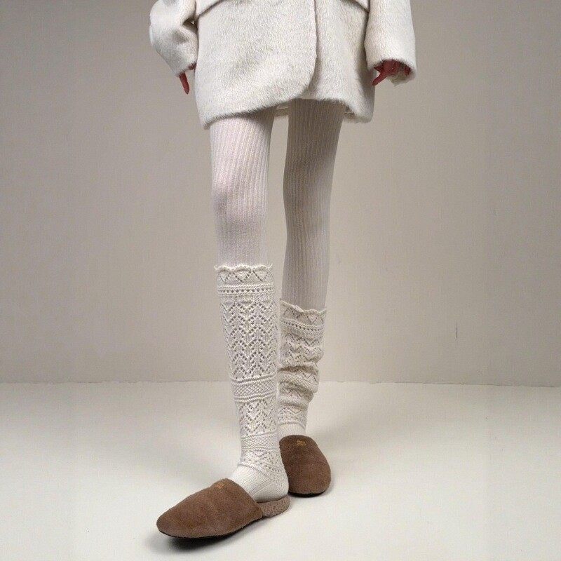 羊毛堆堆袜针织叠穿长筒袜显瘦甜美白袜镂空中筒袜花边小腿袜保暖,女士内衣/男士内衣/家居服,连裤袜/打底袜,淘宝优惠券,粉丝福利购,淘宝优惠卷