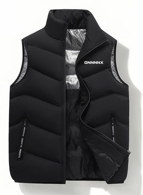 dnnnnx小众潮牌高街纯色户外宽松拉链棉服三防立领马甲男女秋冬款