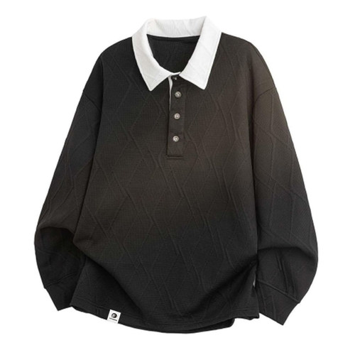 PLAY BOBONUS勃勃猴小众美式潮牌重磅宽松polo卫衣情侣男女款秋冬