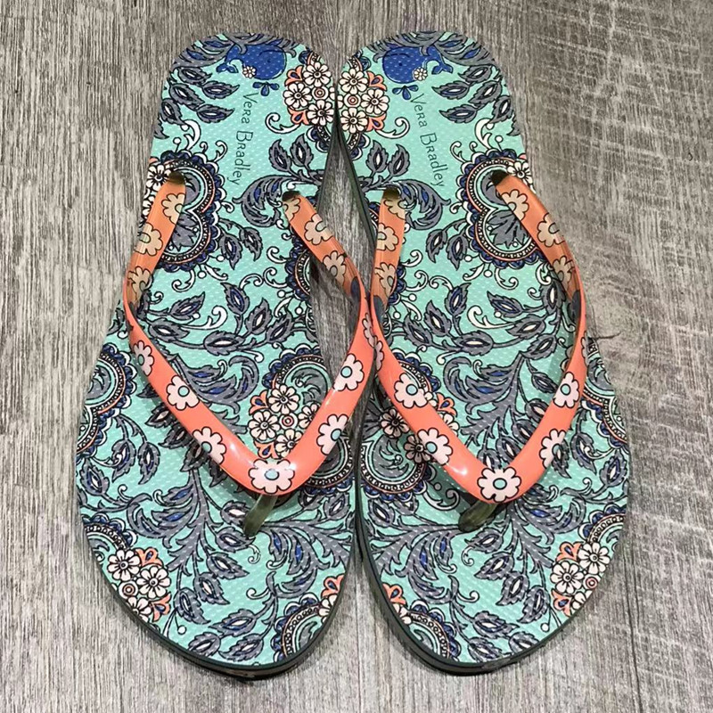 限量版VeraBradley2025年夏季新款女士软底日常耐磨休闲时尚人字