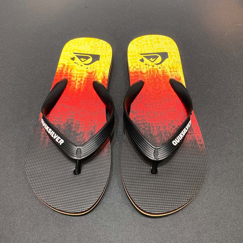 Quiksilver2025限量款夏季男士橡胶潮牌人字拖冲浪休闲外穿凉拖