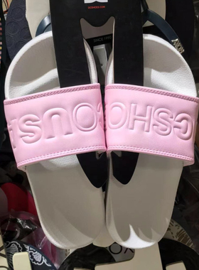 速发2025年夏季新款女童平跟软底防滑耐磨时尚粉白色一字拖