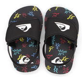 速发Quiksilver2026新款 儿童透气平跟一字拖休闲沙滩露趾防滑 夏季