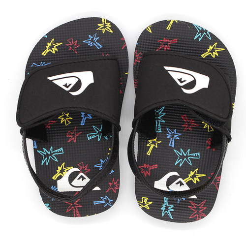 速发Quiksilver儿童平跟凉拖鞋