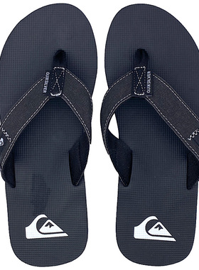 2025年新款平跟年现货夏季男士布带不磨脚百搭户外旅游蓝色拖鞋