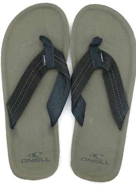 2026年ONEILL现货夏季男士潮牌舒适布带人字拖时尚防滑耐磨凉拖