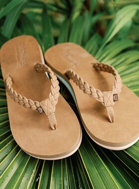 现货cobian2026夏季新款编织凉拖鞋女士简约时尚百搭户外人字拖