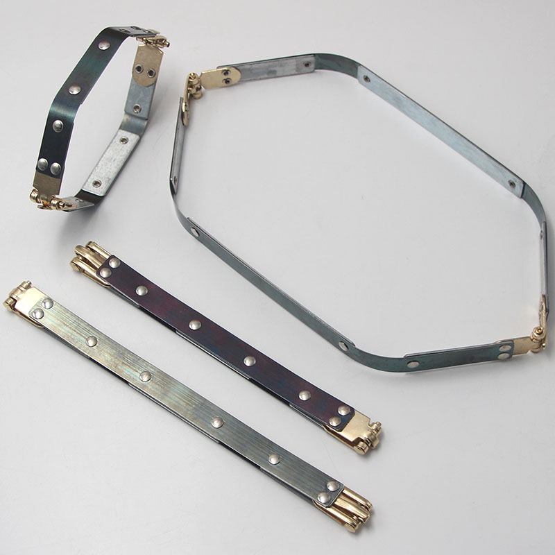 六边形弹片口金钱袋DIY手工