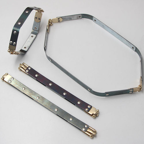 六边形弹片口金钱袋DIY手工