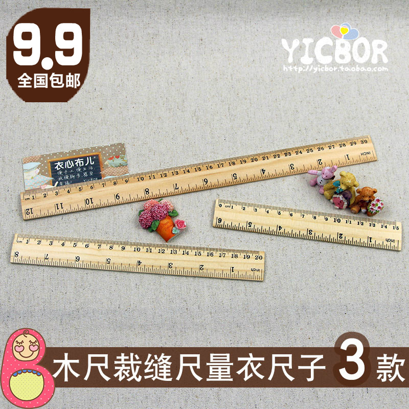 Wooden ruler Tailor-foot Tailoring high quality Straightedge The amount of clothing Ruler Tailor-foot Cross stitch Crossed centimeter 3in the Home Fabric , Sew DIY Material,Tools and finished products , Ruler  category - from Buy2taobao.com to provide professional Taobao agent buy service