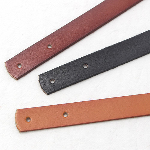 二层真皮提手1.8cm宽 手拎包带单肩包带子铆钉款包把手带手挽带 - 封面