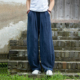 棉麻灯笼裤 子练功太极裤 女春秋2026新款 亚麻文艺宽松百搭休闲长裤