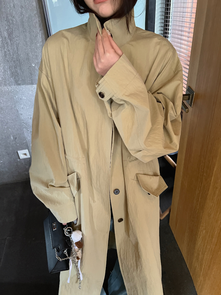 superniniyy极简慵懒重工风衣