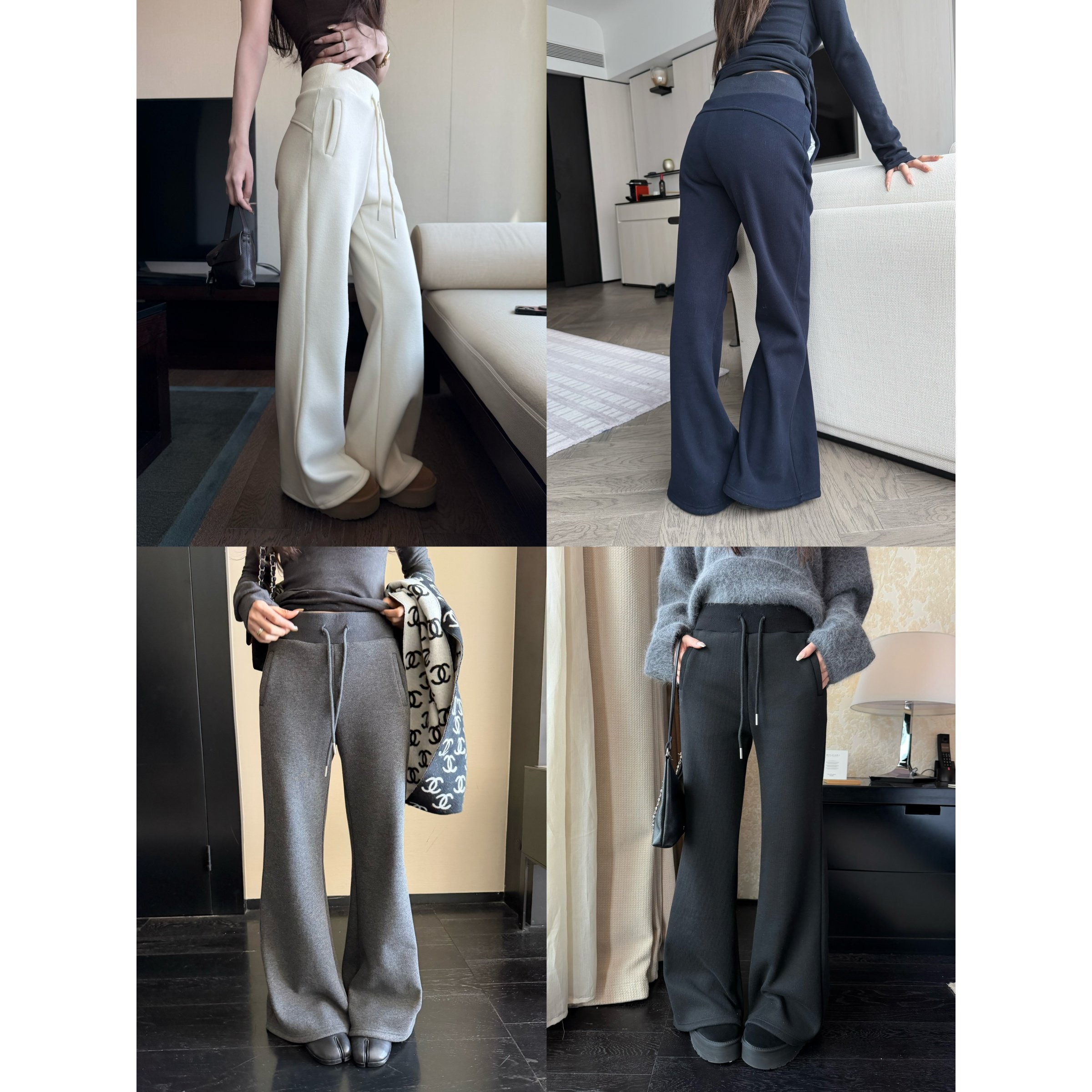 superniniyy 立体臀线拼接490g加厚复合奥粒绒微喇加绒卫裤运动裤,女装/女士精品,休闲裤,淘宝优惠券,粉丝福利购,淘宝优惠卷