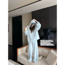 套装 淡人天菜天丝空气层松弛感柔软细腻垂感卫衣卫裤 云朵舒芙蕾