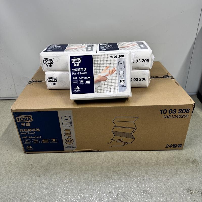 多康h2双层三折擦手纸180抽