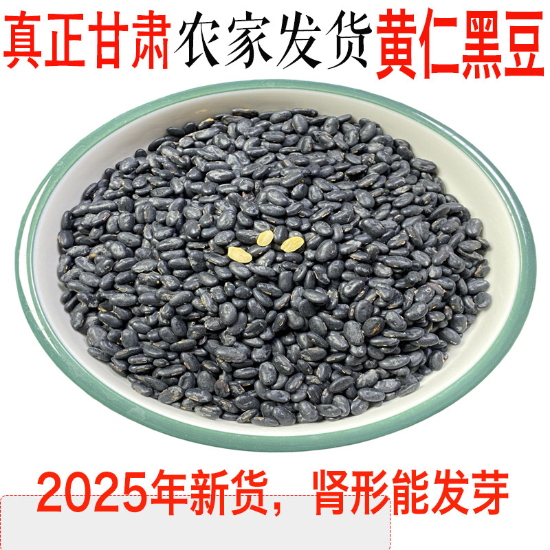 肾形黑豆农家自产老品种黑豆新货