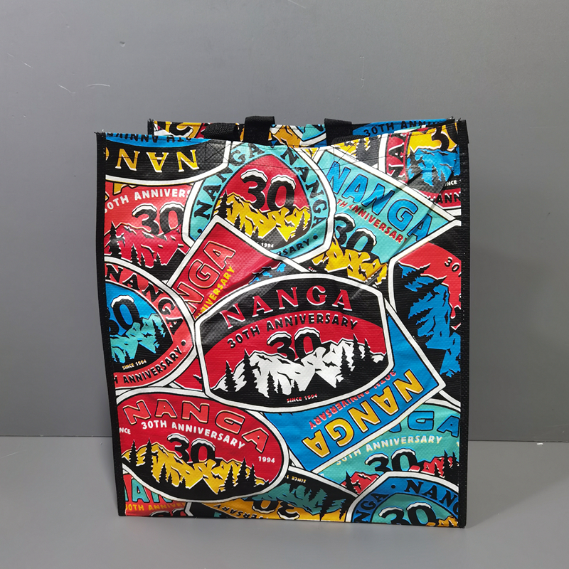 外贸原单卡通大容量防水编织环保袋超市购物袋手提袋收纳袋