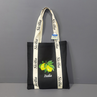 外贸原单大容量小清新帆布包手提袋通勤买菜包环保购物袋单肩包