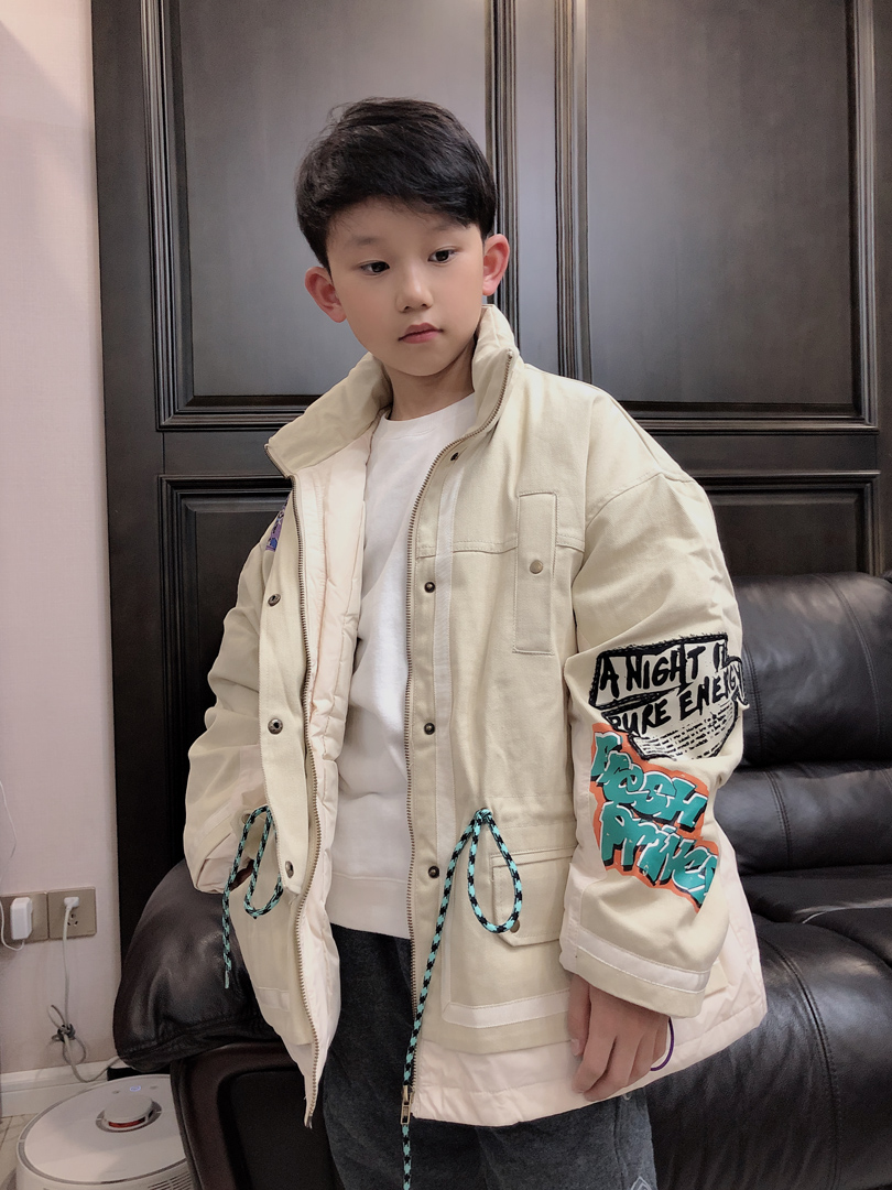 冬季厚款白鸭绒潮款羽绒服