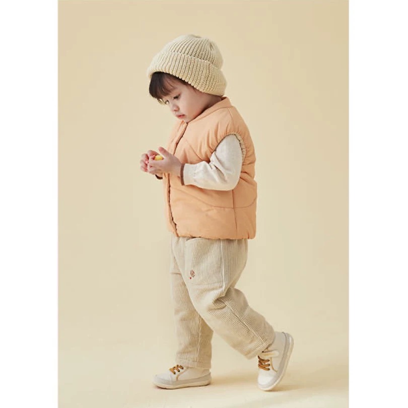 秋冬款专柜婴童强货可爱女童男童加厚个性时尚小童棉马甲背心 XS5