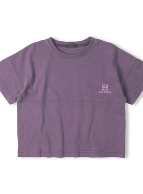 日本童装新款中大童儿童品质夏款宽松时尚短袖T恤100-160 E2