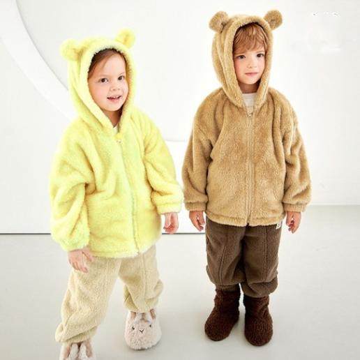 新款秋冬款绒绒高端拉链开衫外套