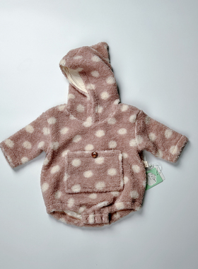 秋冬款专柜婴童小童宝宝绒绒连体长袖哈衣个性可爱0670 J3