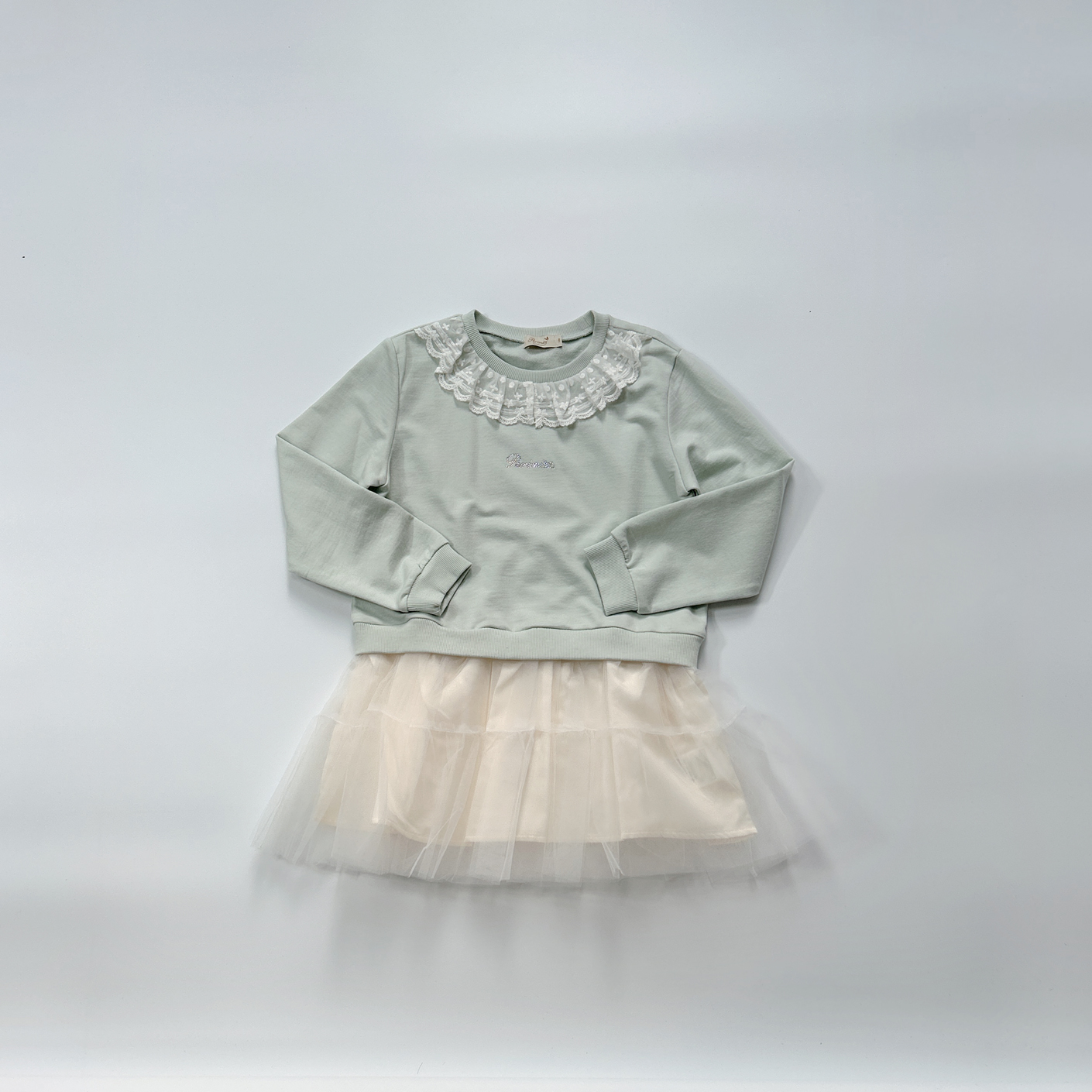 纯棉细毛圈女童秋款毛圈连衣裙