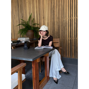 MOOTEA-女休闲通勤百搭毛织小衫上衣小衫(配腰绳)27525