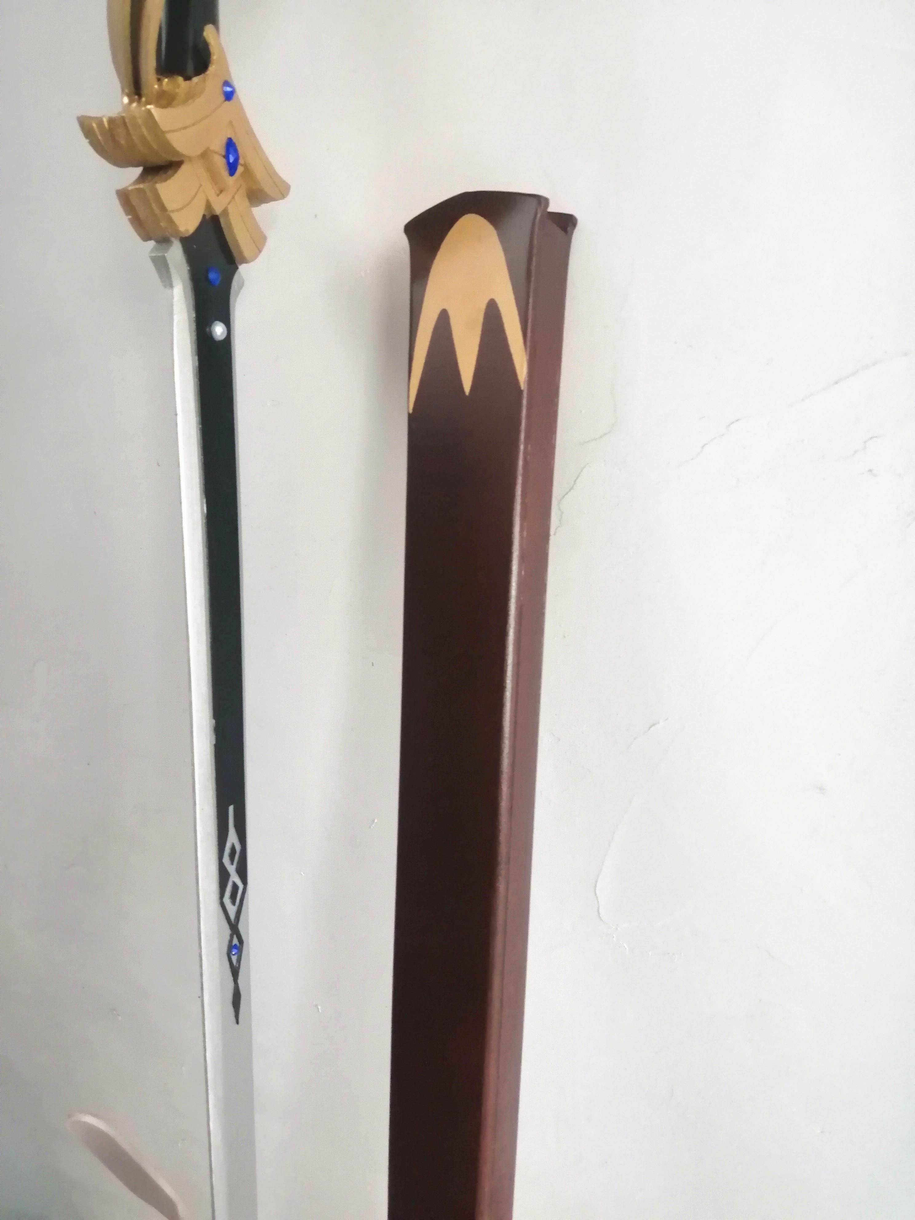 原神西风剑西风骑士团 琴 刻晴四星武器单手剑装备cosplay道具鞘