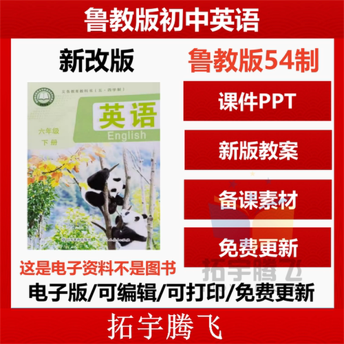 2025新版鲁教版初中英语课件54制
