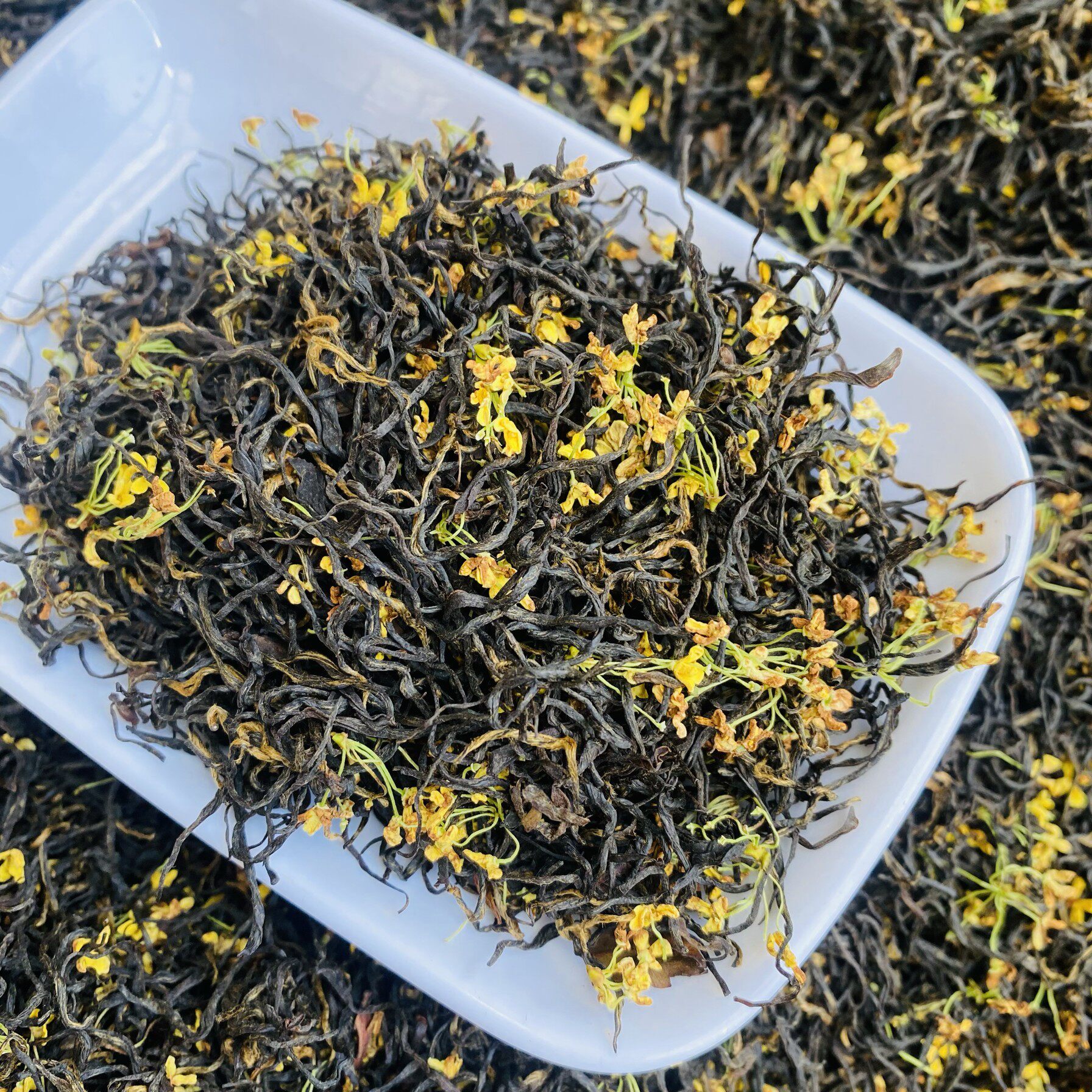 桂花红茶杭州九曲红梅桂花茶