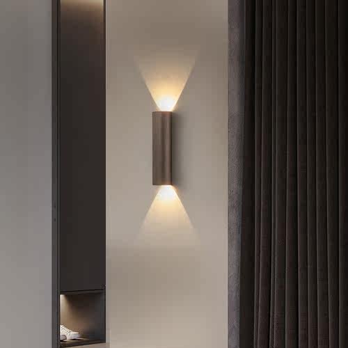 12年老店客厅卧室壁灯简洁拉丝