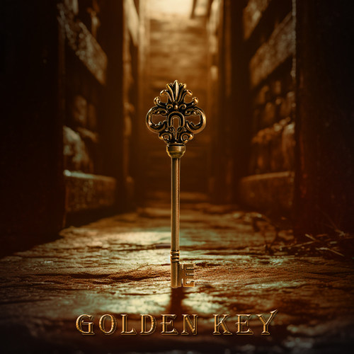 Ddarkanddarker黄金钥匙扣礼品