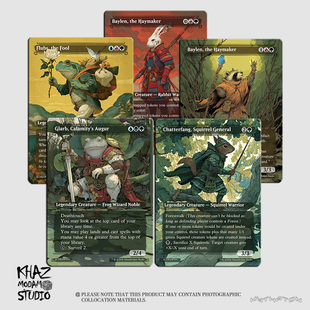 万智牌MTG自制卡牌EDH斑隆洛指挥官主题平闪卡代卡代牌异画现货